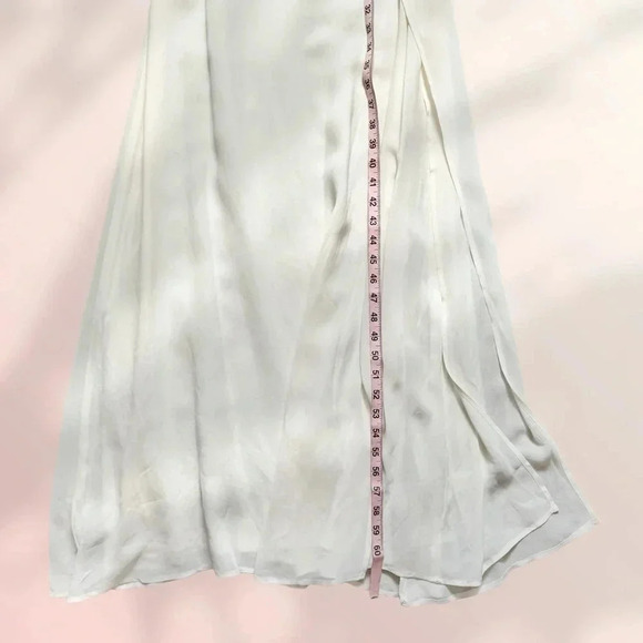 NEW REFORMATION Evelyn Dress Ivory White Size 2 - Picture 7 of 9